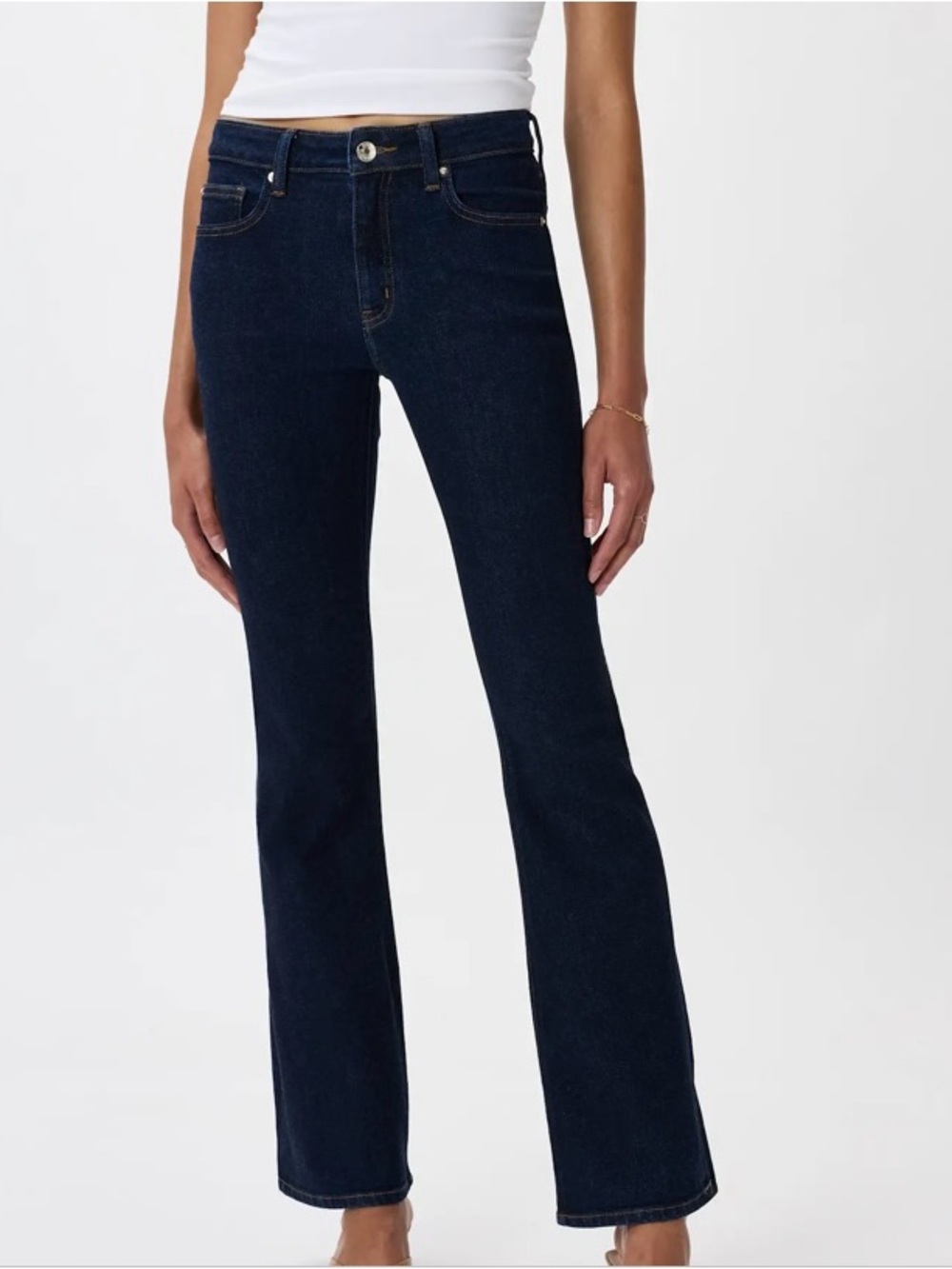 Quince Luna Womens Flare Jeans